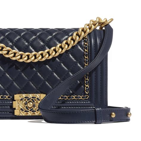 chanel boy small navy blue|Chanel bag for sale.